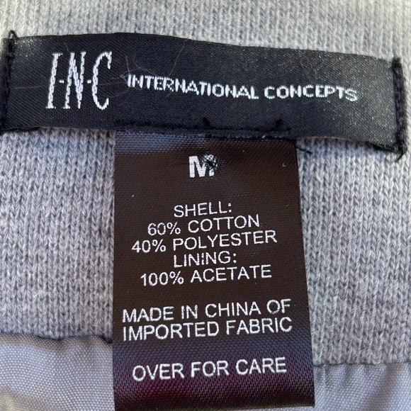 INC INTERNATIONAL CONCEPTS sM peacoat Looks new! Lined-poly knit-double breasted - Picture 3 of 4